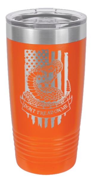 Don't Tread On Me Snake - 20oz Tumbler