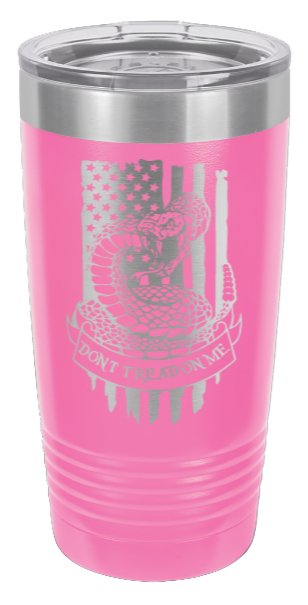 Don't Tread On Me Snake - 20oz Tumbler