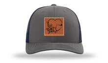 Load image into Gallery viewer, Heart Flowers Stethoscope Leather Patch Richardson 112 Hat

