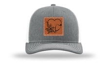 Load image into Gallery viewer, Heart Flowers Stethoscope Leather Patch Richardson 112 Hat
