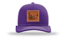 Load image into Gallery viewer, Heart Flowers Stethoscope Leather Patch Richardson 112 Hat
