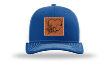 Load image into Gallery viewer, Heart Flowers Stethoscope Leather Patch Richardson 112 Hat
