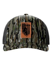 Load image into Gallery viewer, Lineman Leather Patch Richardson 112 Duck Camo Hat
