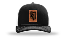 Load image into Gallery viewer, Lineman Flag Leather Patch Richardson 112 Hat
