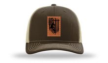 Load image into Gallery viewer, Lineman Flag Leather Patch Richardson 112 Hat
