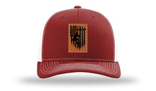 Load image into Gallery viewer, Lineman Flag Leather Patch Richardson 112 Hat
