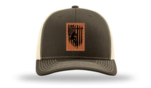 Load image into Gallery viewer, Lineman Flag Leather Patch Richardson 112 Hat
