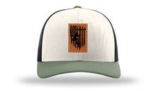 Load image into Gallery viewer, Lineman Flag Leather Patch Richardson 112 Hat
