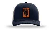Load image into Gallery viewer, Lineman Flag Leather Patch Richardson 112 Hat
