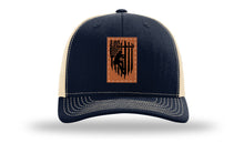 Load image into Gallery viewer, Lineman Flag Leather Patch Richardson 112 Hat
