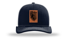 Load image into Gallery viewer, Lineman Flag Leather Patch Richardson 112 Hat
