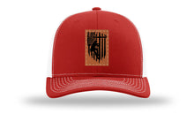 Load image into Gallery viewer, Lineman Flag Leather Patch Richardson 112 Hat
