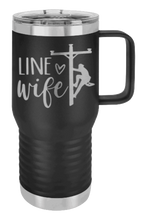 Load image into Gallery viewer, Line Wife Laser Engraved Mug (Etched)
