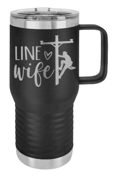 Line Wife Laser Engraved Mug (Etched)