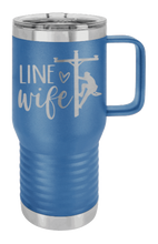 Load image into Gallery viewer, Line Wife Laser Engraved Mug (Etched)
