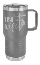 Load image into Gallery viewer, Line Wife Laser Engraved Mug (Etched)
