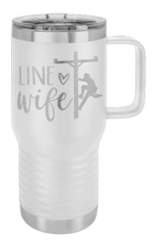 Load image into Gallery viewer, Line Wife Laser Engraved Mug (Etched)
