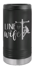 Load image into Gallery viewer, Line Wife Laser Engraved Slim Can Insulated Koosie
