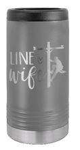 Load image into Gallery viewer, Line Wife Laser Engraved Slim Can Insulated Koosie
