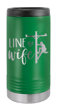 Load image into Gallery viewer, Line Wife Laser Engraved Slim Can Insulated Koosie
