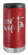 Load image into Gallery viewer, Line Wife Laser Engraved Slim Can Insulated Koosie
