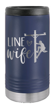 Load image into Gallery viewer, Line Wife Laser Engraved Slim Can Insulated Koosie
