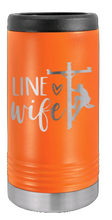 Load image into Gallery viewer, Line Wife Laser Engraved Slim Can Insulated Koosie
