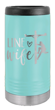 Load image into Gallery viewer, Line Wife Laser Engraved Slim Can Insulated Koosie
