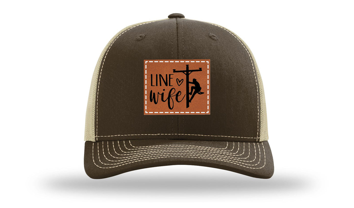 Line Wife Leather Patch Richardson 112 Hat