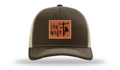 Line Wife Leather Patch Richardson 112 Hat