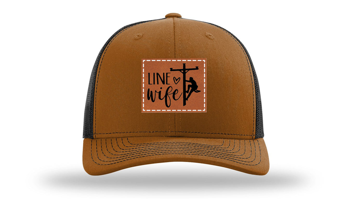 Line Wife Leather Patch Richardson 112 Hat