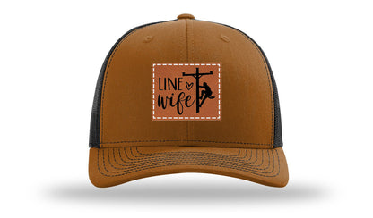Line Wife Leather Patch Richardson 112 Hat
