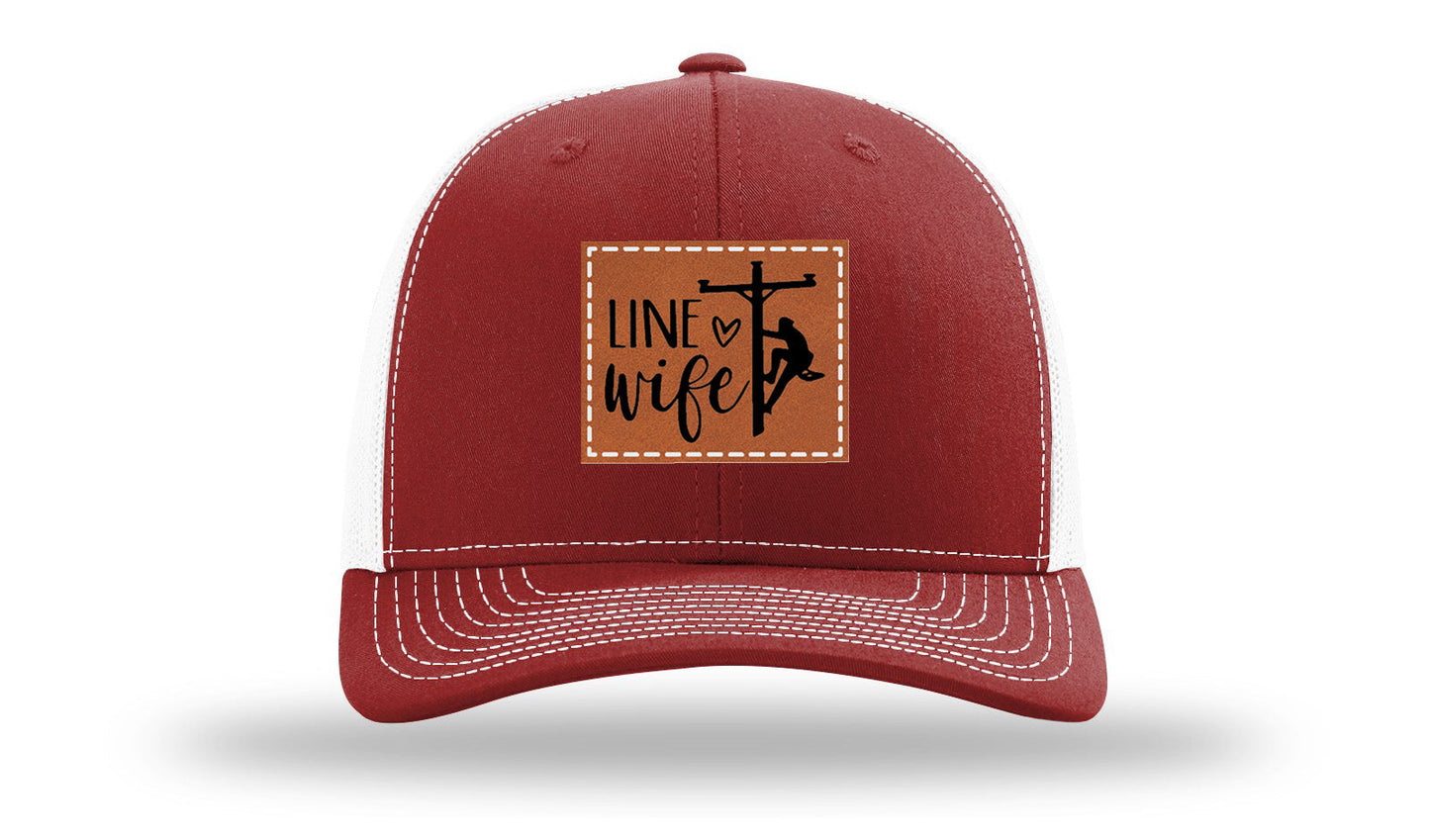 Line Wife Leather Patch Richardson 112 Hat