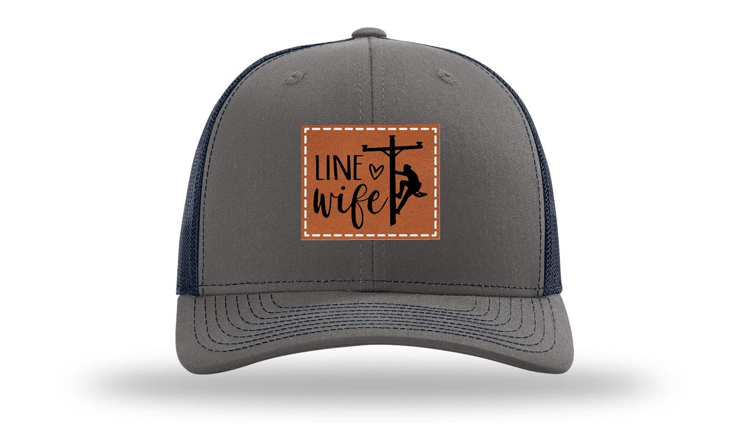 Line Wife Leather Patch Richardson 112 Hat