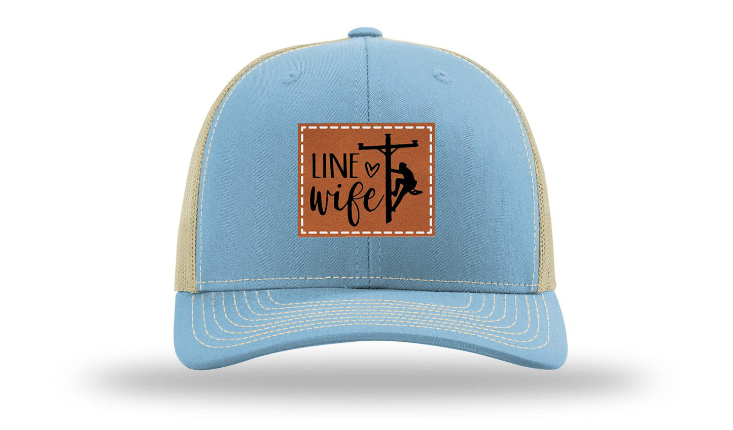 Line Wife Leather Patch Richardson 112 Hat