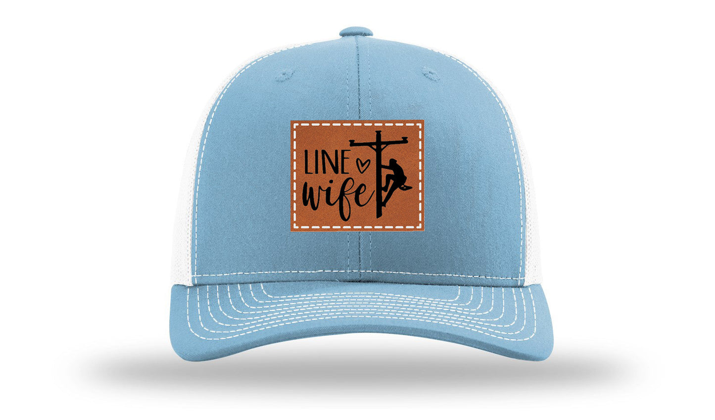 Line Wife Leather Patch Richardson 112 Hat