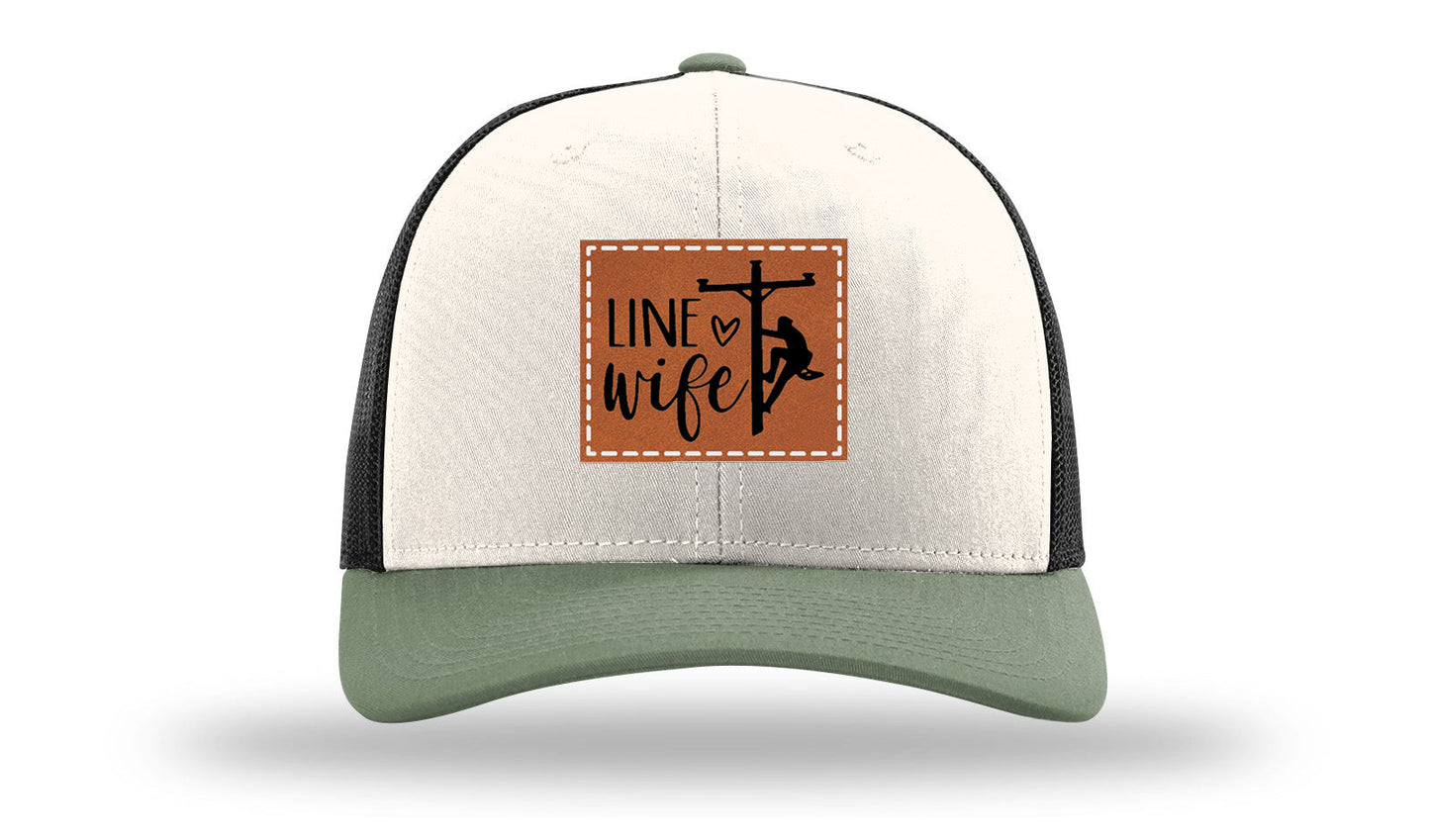 Line Wife Leather Patch Richardson 112 Hat