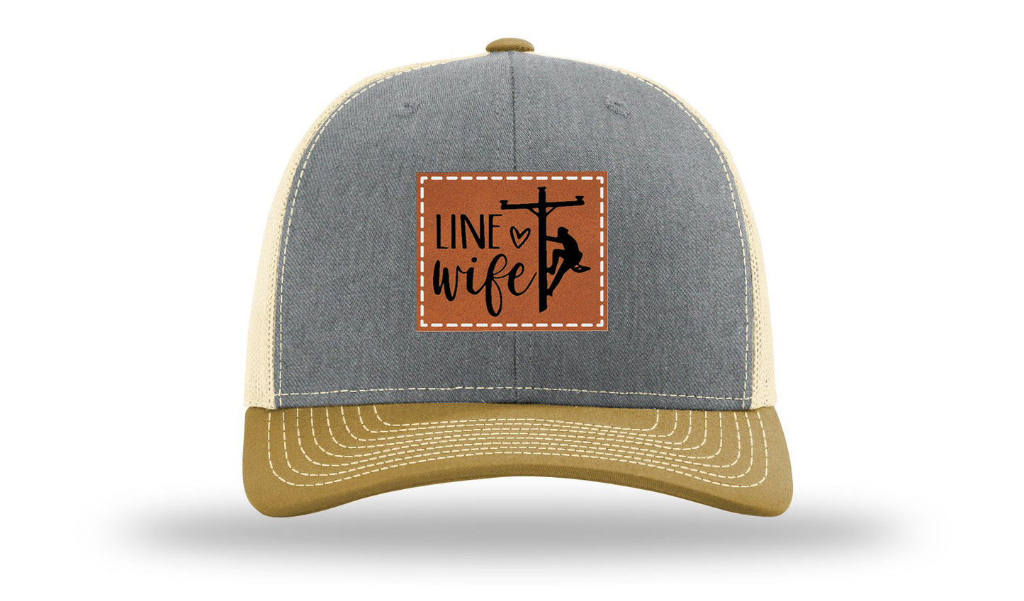 Line Wife Leather Patch Richardson 112 Hat