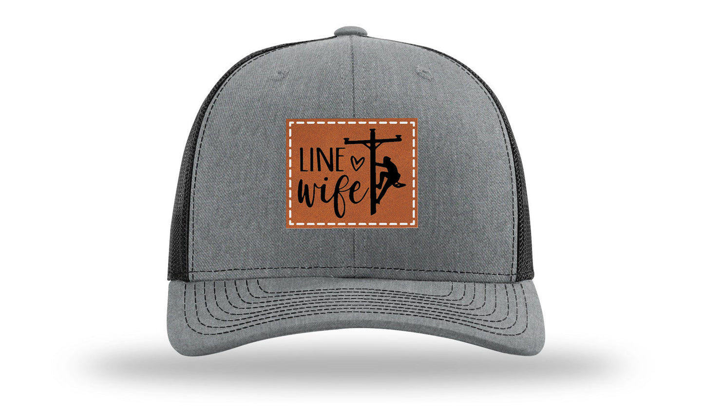 Line Wife Leather Patch Richardson 112 Hat