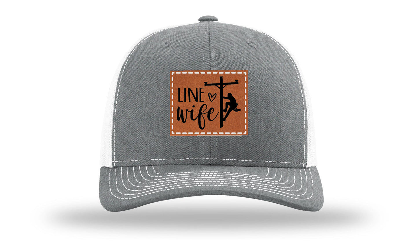 Line Wife Leather Patch Richardson 112 Hat