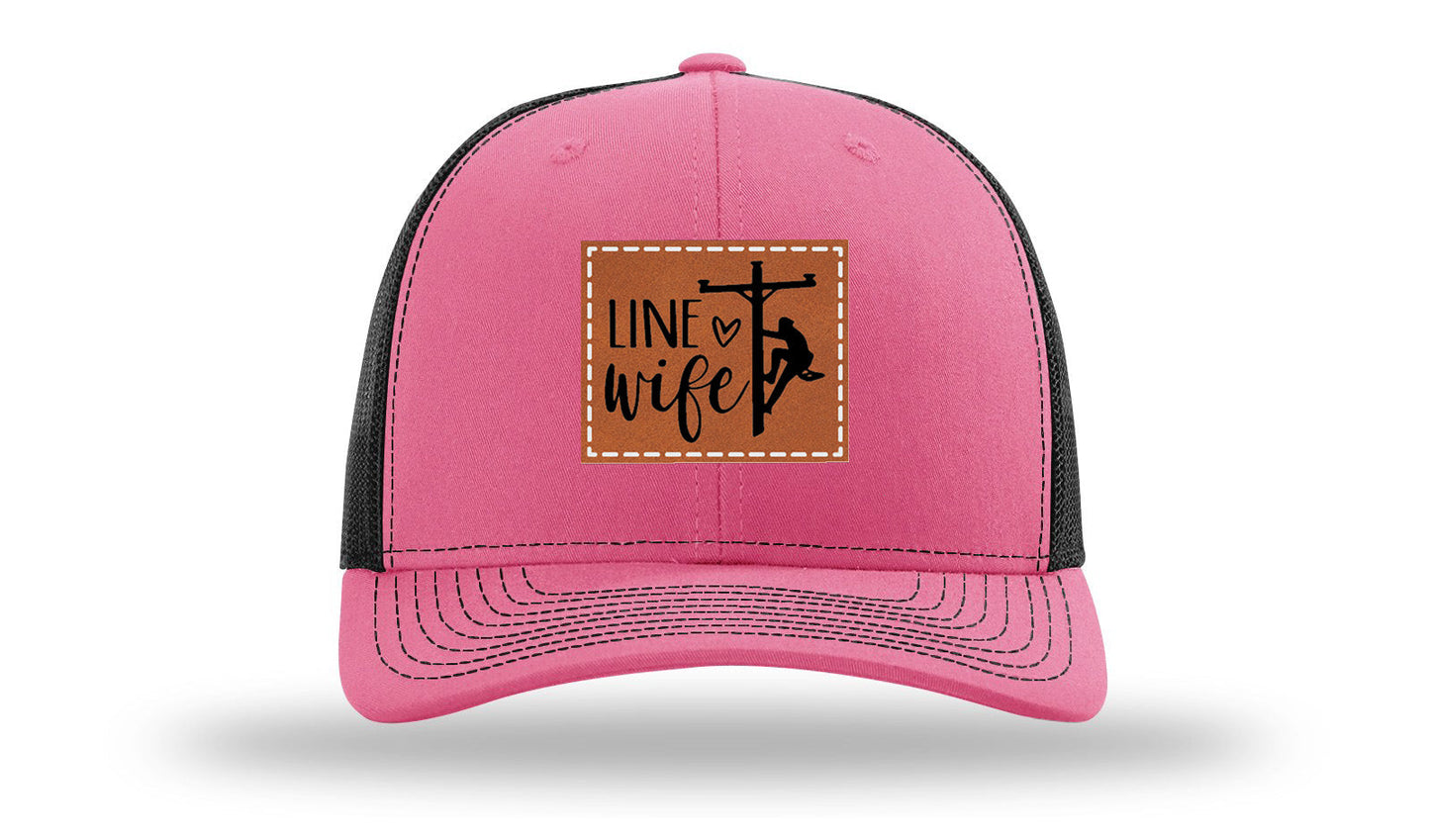 Line Wife Leather Patch Richardson 112 Hat