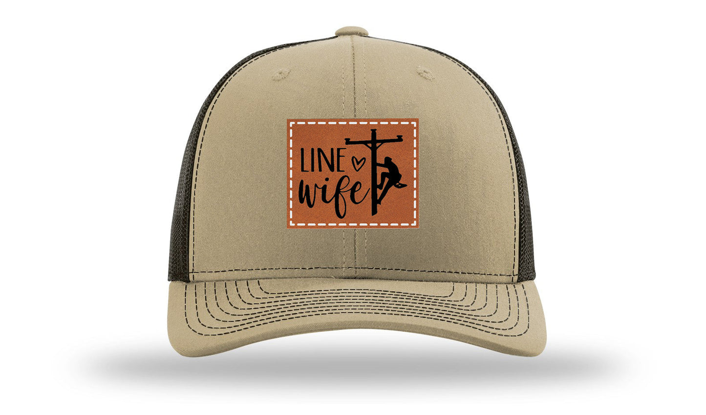 Line Wife Leather Patch Richardson 112 Hat