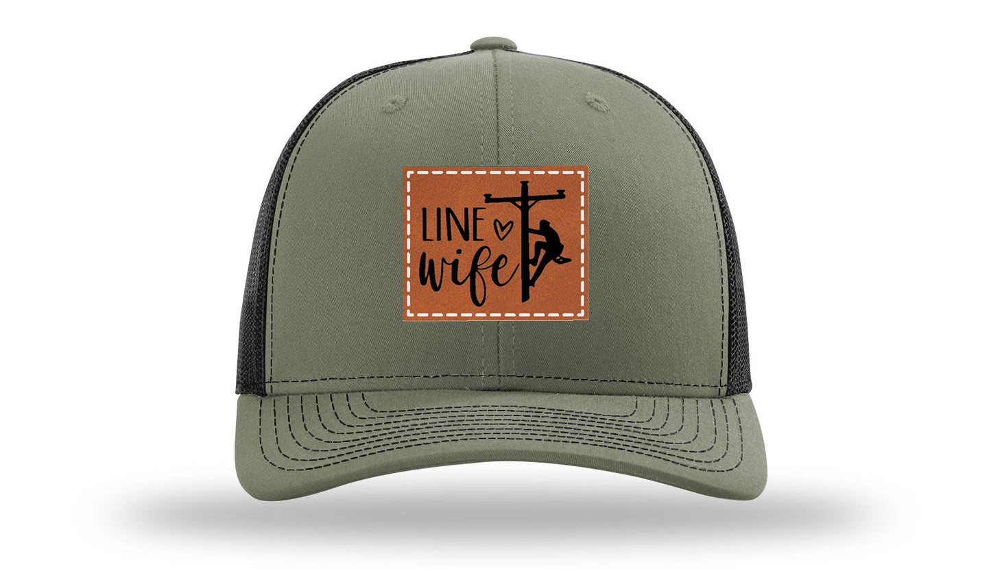 Line Wife Leather Patch Richardson 112 Hat