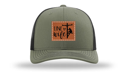 Line Wife Leather Patch Richardson 112 Hat