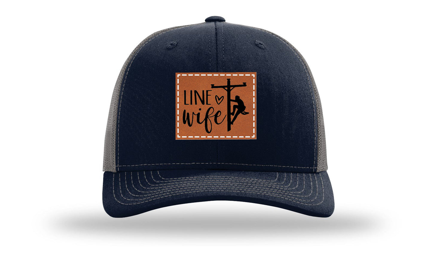 Line Wife Leather Patch Richardson 112 Hat