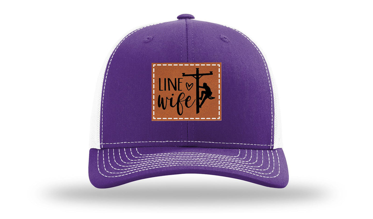 Line Wife Leather Patch Richardson 112 Hat