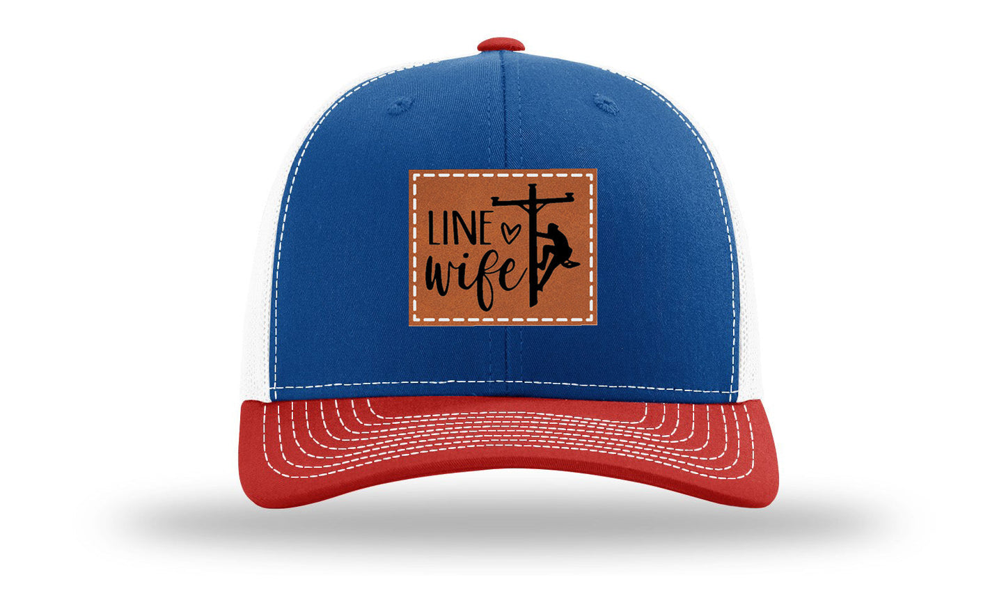 Line Wife Leather Patch Richardson 112 Hat