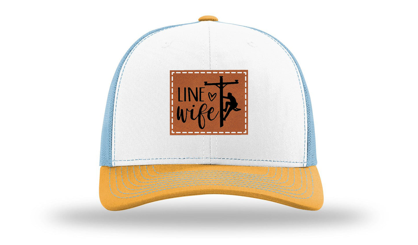 Line Wife Leather Patch Richardson 112 Hat
