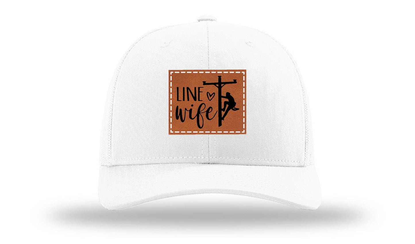 Line Wife Leather Patch Richardson 112 Hat
