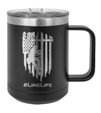 Load image into Gallery viewer, Line Life Laser Engraved Mug (Etched)
